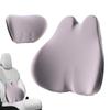 Car Headrest And Lumbar Pillow Vehicle Seat Accessories Vehicle Neck Support Pillow For Trucks Sedans SUVs RVs Drivers Urban