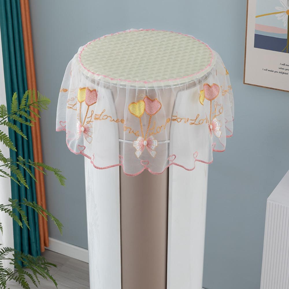 Lace+Polyester Air Conditioner Dust Cover Round Universal Anti-fouling Cover  Air Conditioner