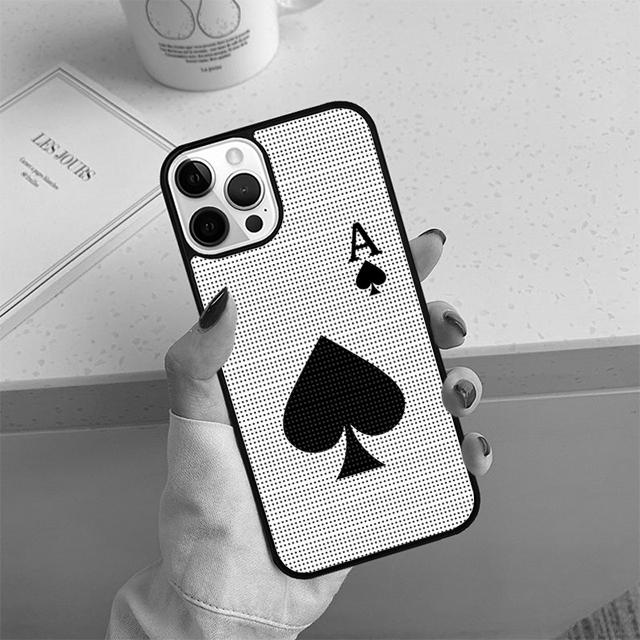 Poker Playing Cards Phone Case For iPhone 17 Air 13 12 14 15 16 Cover For Apple 14 15 16 Pro Max Plus Coque