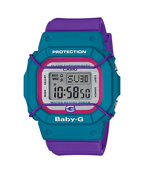 

Casio Baby-G Women s Resin 200M Water Resistant Shock Resistant Alarm Quartz Watch BGD-525F-6 синий