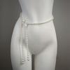 Heavy Duty Waist Belt Stylish for Stage Dance Music Festival Jeans Dress Belt Body Jewelry Chain Pearls Belly Dance