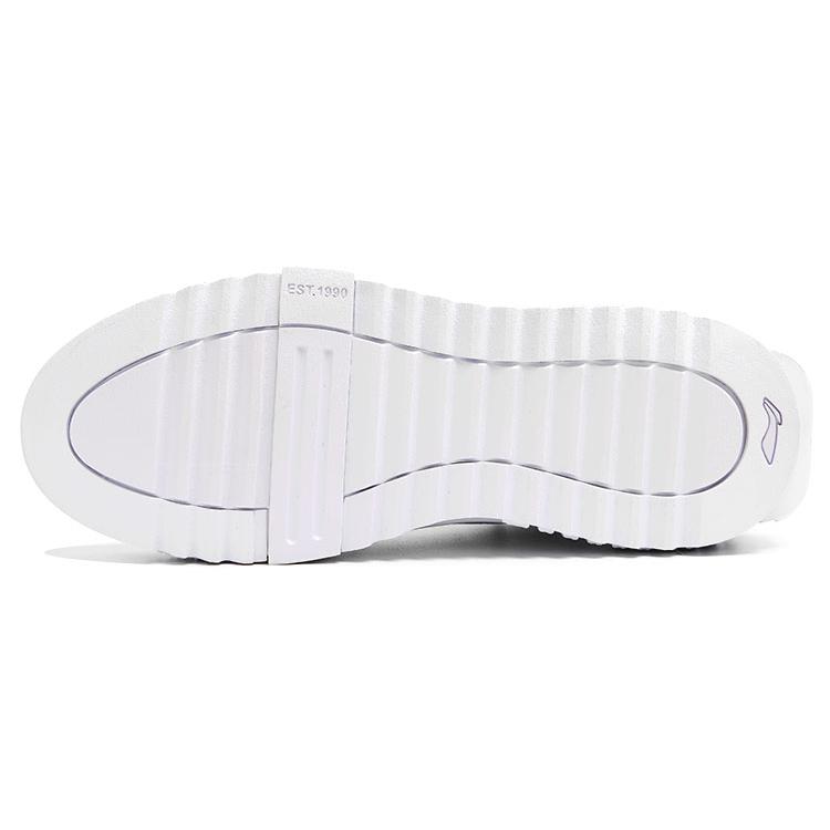 New LiNing 001 Unblock Cushioning Anti Slip And Wear Resistant Low Top Skateboard Shoes Men's White AGCR345-1