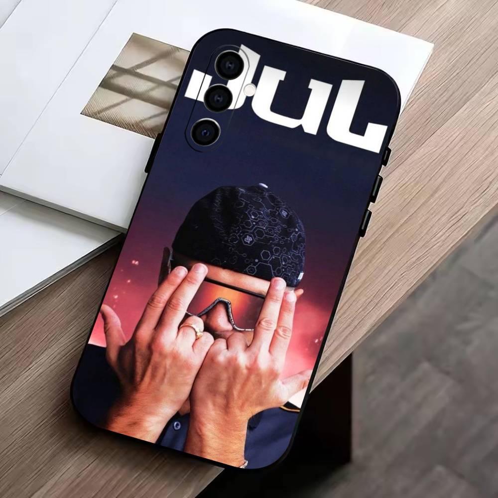 Rap Jul Phone Case Black Silicone Soft For Samsung Galaxy A73,A72,A71,A70,A53,A52,A51