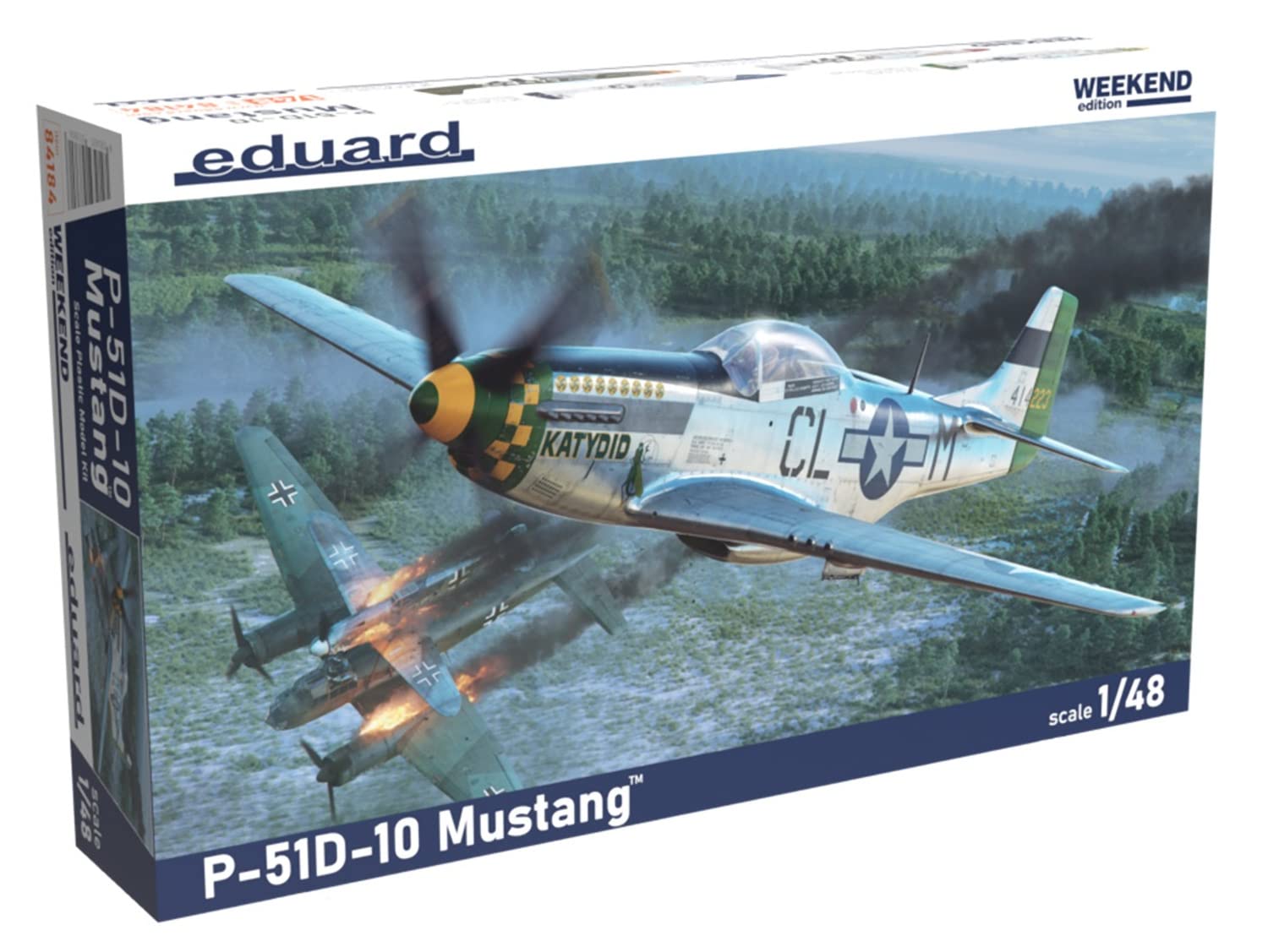 

Eduard 1/48 Weekend Edition U.S. Army Air Forces P-51D-10 Plastic Model Kit EDU84184