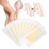 10Pcs Hair Removal Leg Body Face Wax Papers Depilatory Wax Strips(Blue)
