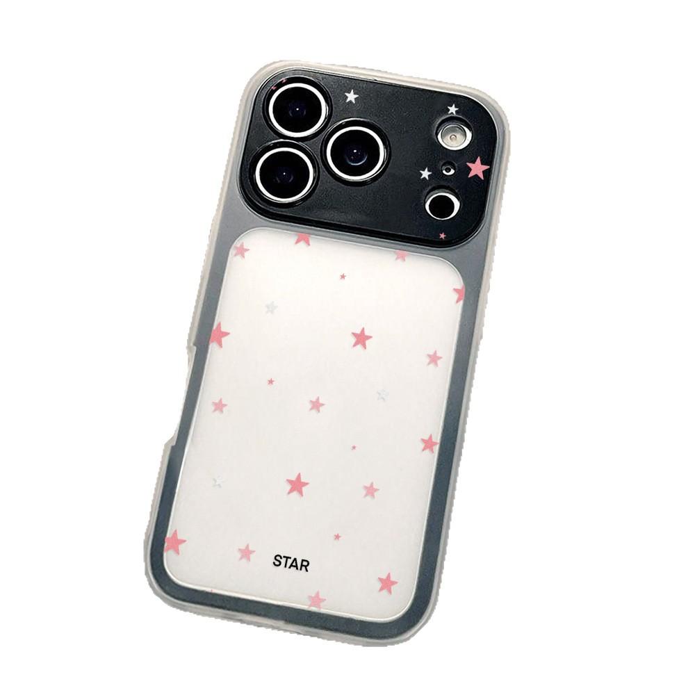 Pink Little Star for iPhone17ProMax 2-in-1 Mobile Phone Soft Case Apple 16 Niche 15 Anti-drop 17