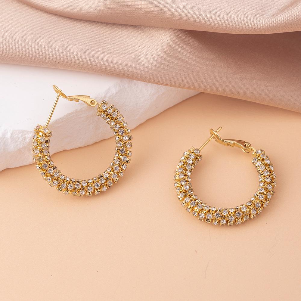 

925 Silver Large Women s Light Luxury Earrings: High-End Design Hoop for Elegant Style