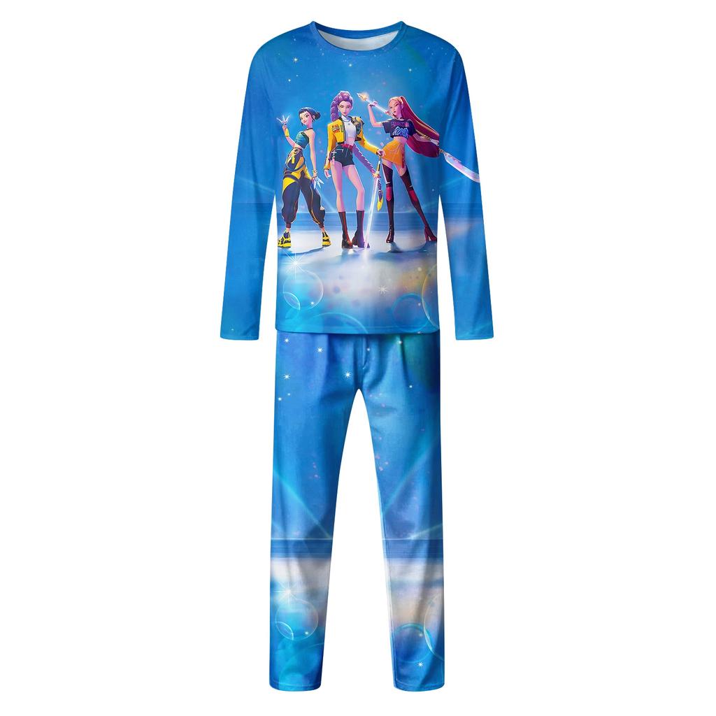 Family Matching Sets Pajamas, Loungewear Outfits,Family Matching Long Sleeve Tops+Pants Set