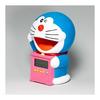 Seiko Clock Alarm Clock Table Clock Character Doraemon Talking Alarm Digital Temperature Display JF374A Blue