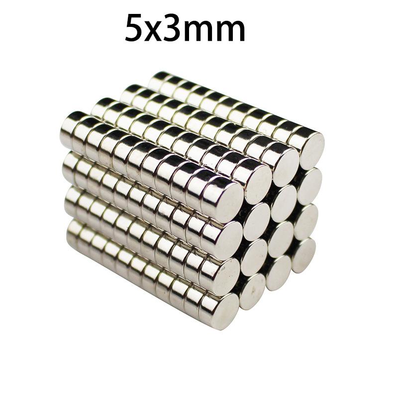 10/50pcs "5mm x 3mm Round Magnets - Strong Small Disc Magnets for DIY, Crafts, Jewelry Making