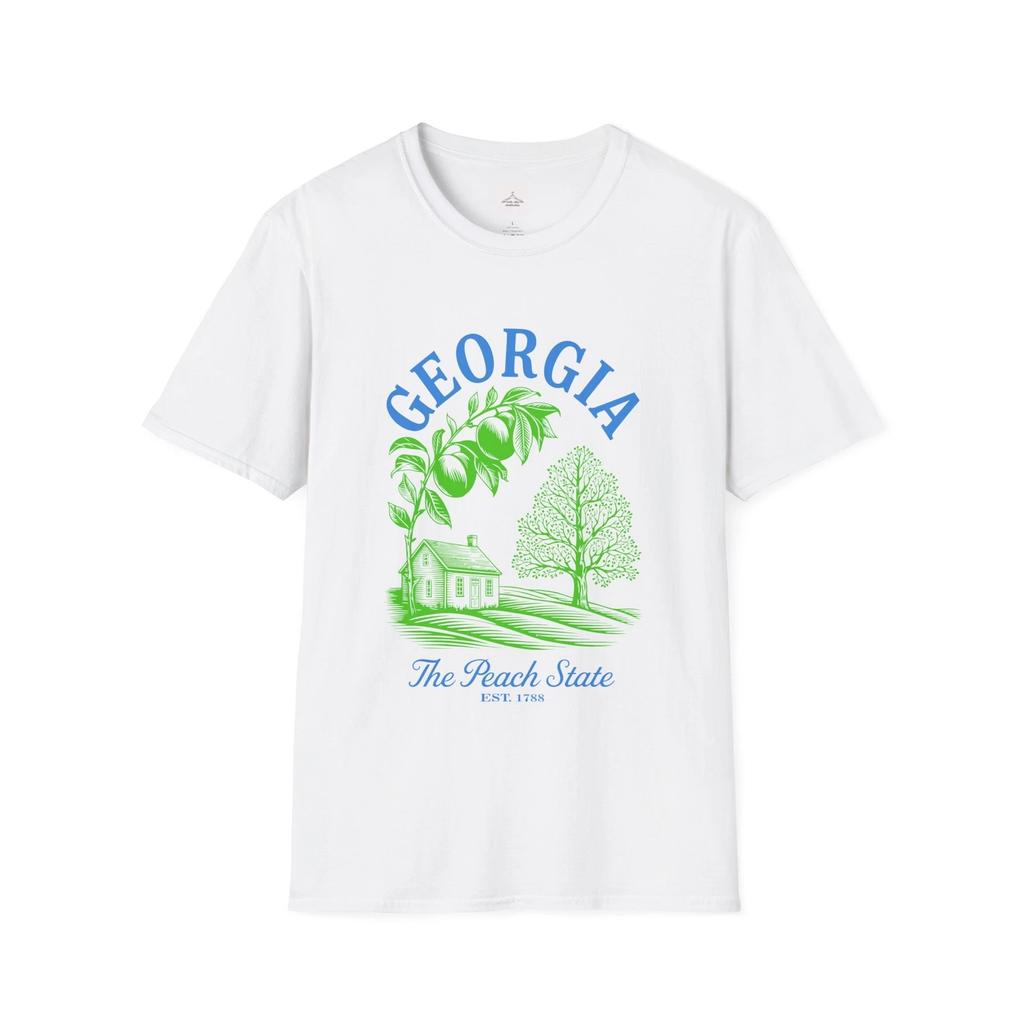 Georgia Peach State T-Shirt, Southern Pride Tee, Gift for Georgians, [...]