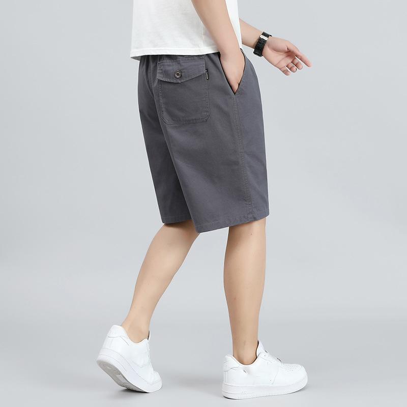 Pantaloncini Estivi da Uomo Taglie Forti Streetwear Casual Cotone Traspirante Fitness Pantaloncini al Ginocchio Pantaloncini Sportivi Abbigliamento da Sudore 6XL