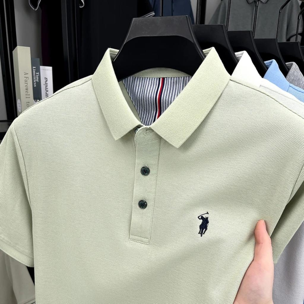 STORN High End Brand 100% Cotton Short Sleeve Polo Shirt Men Luxur Pony Embroidery Comfort Breathable Fashion T-shirt Summer New Top