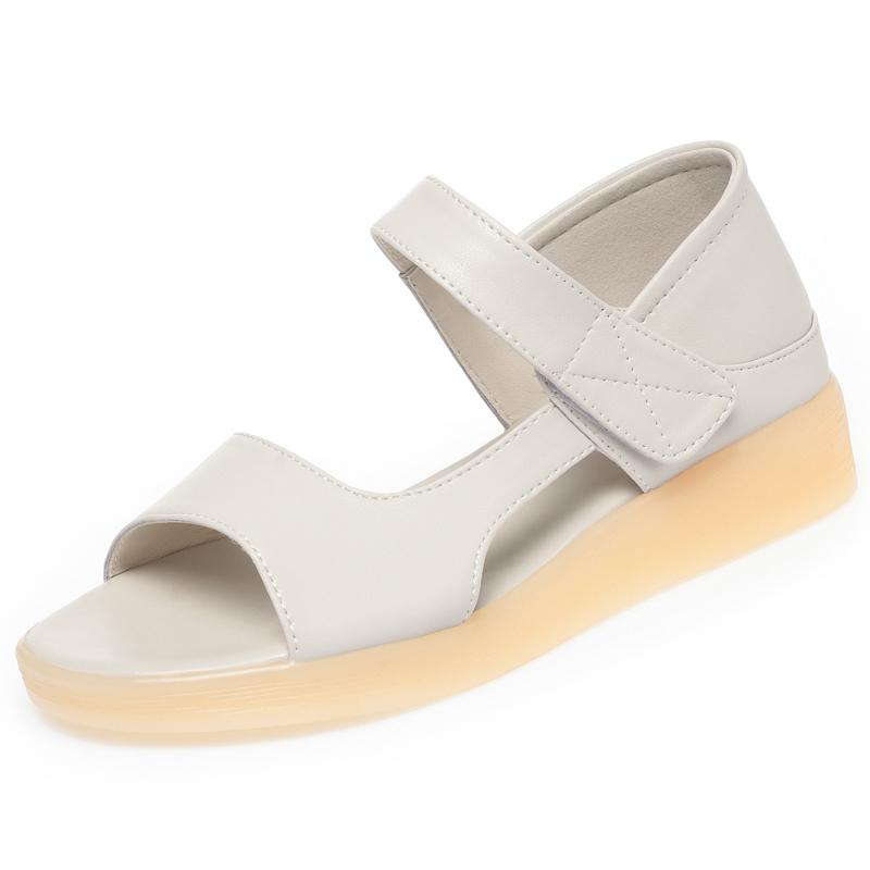 Fashion AIYUQI Women's Sandals Flat 2025 New Non-slip Roman Sandals Female Summer Large Size Mom Shoes