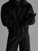 Men's Winter Lambswool Lapel Jacket – Warm, Thick, and Loose Korean Style Cotton Coat