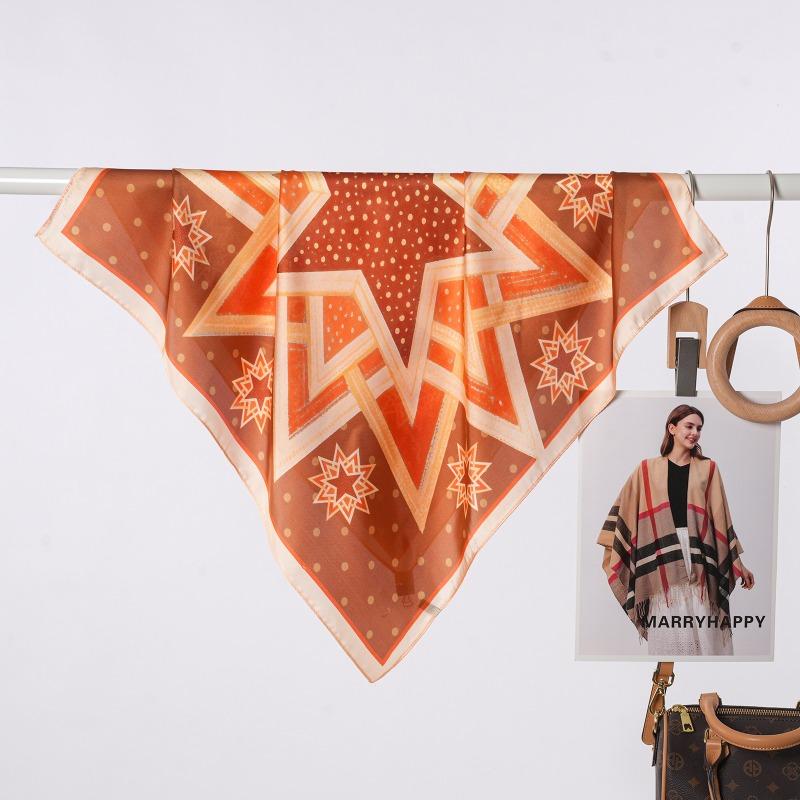 Women S 70cm Square Scarf Fashion Neckwear For Shirt Matching Mom Gift