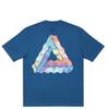 Palace Tri Visions T Shirt  Blue Skateboards  XL Brand New Unisex T-Shirt