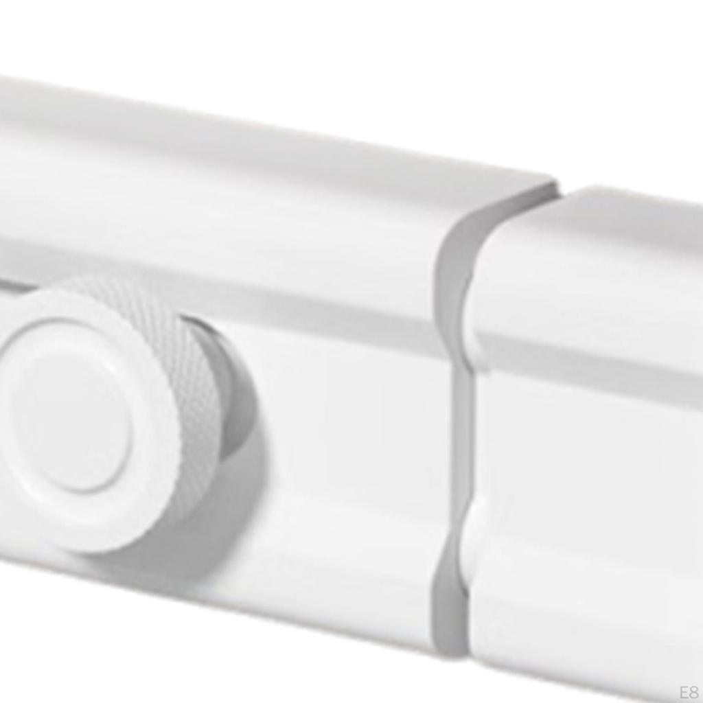 Slide Bolt Door Latch Aluminum Self Sticky Sliding Lock for Home Office Bathroom Bedroom