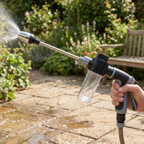 Yousheng Car Wash Water Sprayer with Integrated Foam Pot Design Large Water Output Pressurized Nozzle And Ergonomic Handle Water Shooter