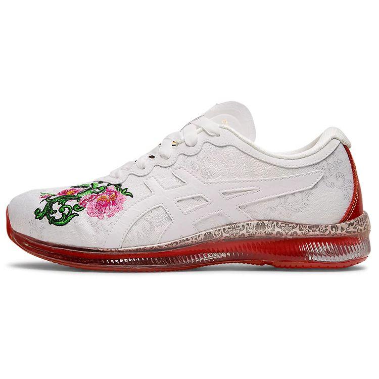 Asics Gel-Quantum Infinity Future Renaissance Low-Top Running Shoes Women sneaker White Red 1022A118-100