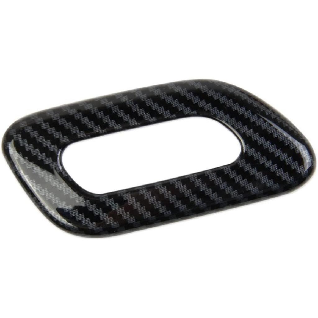Crosselec Carbon Fiber Sun Visor Vanity Cover Button Trim for Chevrolet Corvette C8 2020-2025