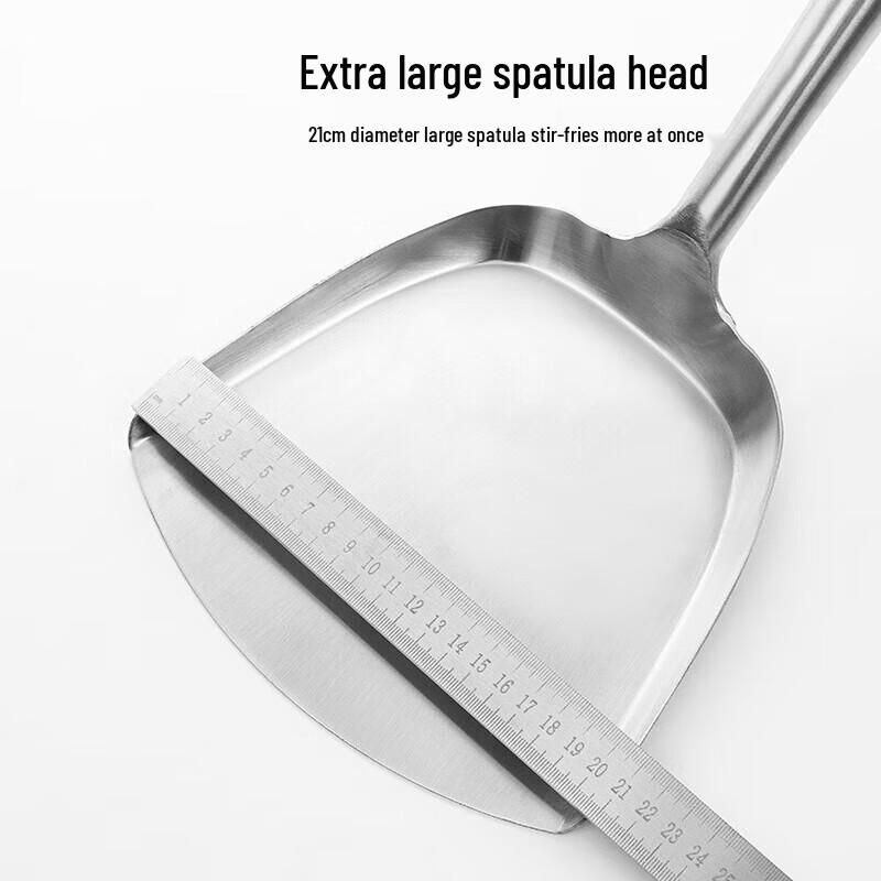 Shanzhongshan Commercial Grade Stainless Steel Wok Spatula