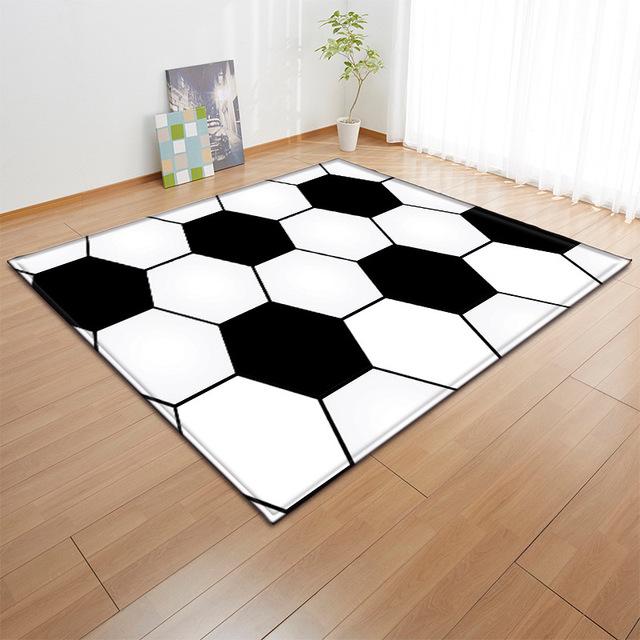 Home Decoration Living Room Carpet 3d Print Pattern Boy Bedroom Room Decoration Basketball Children 'S Room Game Kitchen Carpet