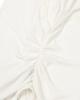 Moa Square Neck Shirred Long Sleeve (Ivory)