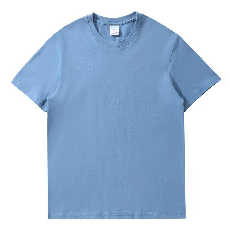 Camiseta de Verano Blanca Unisex de Algodón Puro de Manga Corta, Corte Holgado, Talla Grande
