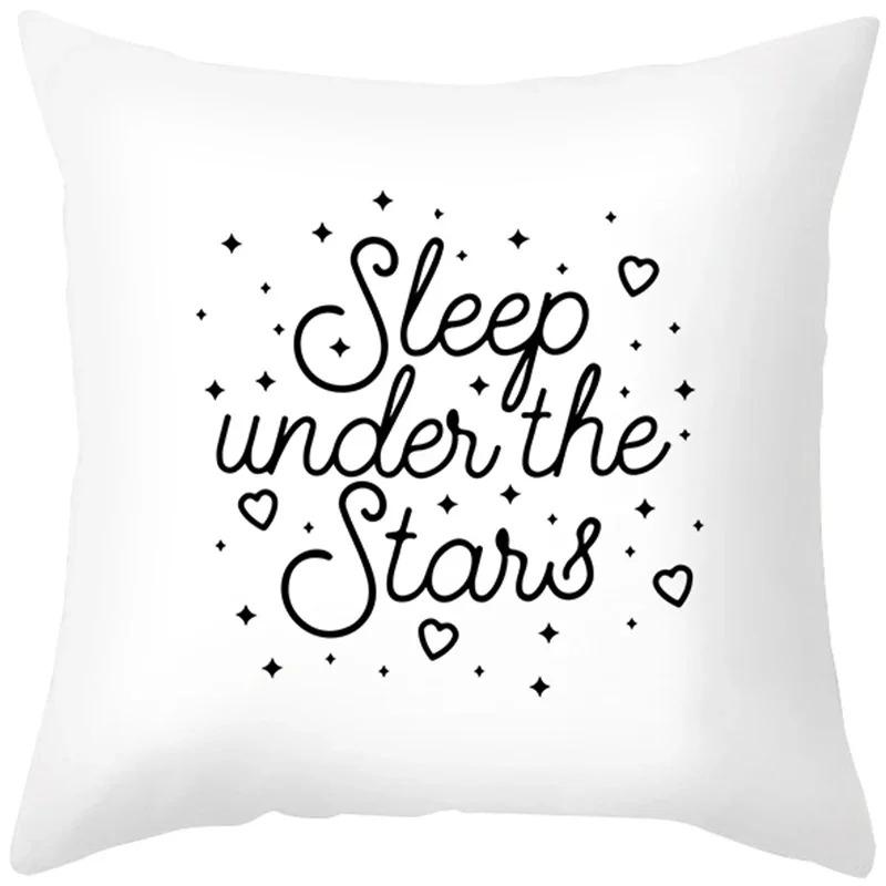 Luxury Home Decoration Pillowcase Simple Line Sketch Character Pattern Cushion Cover Living Room Sofa Cushion Cover