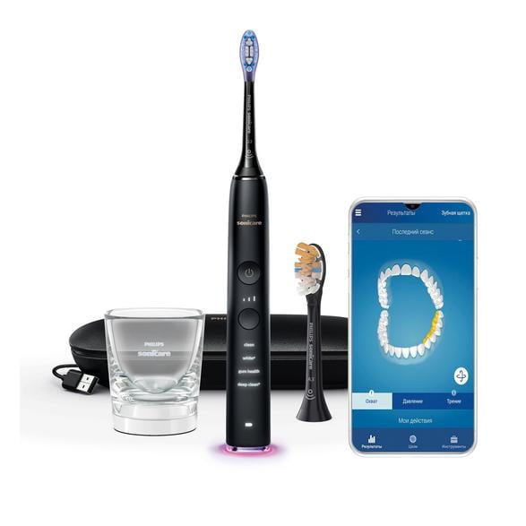 Philips sonicare hx9917/89 diamondclean sonic toothbrush with black application