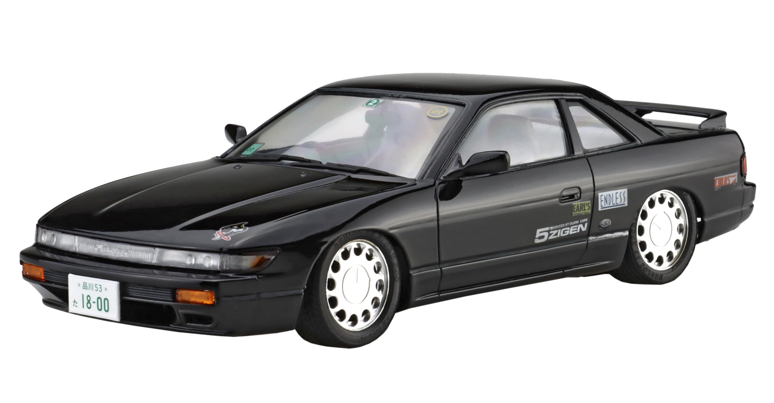 

Серия Тоуге 23 Nissan Silvia карбоновый капот Пластиковая модель 1/24 №. EX-1 K s (С13) (с наклейкой) чёрный