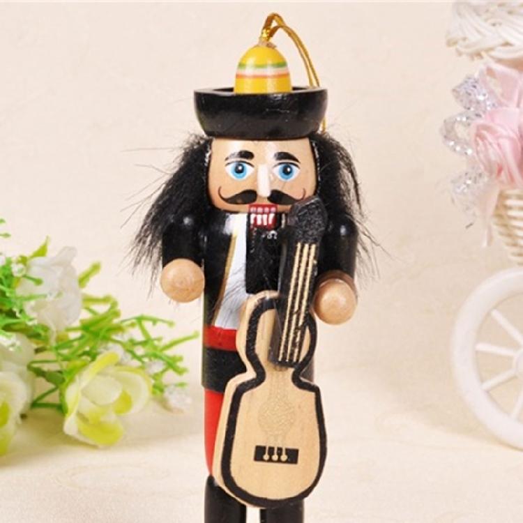 Creative Christmas Wood Nutcrackers Soldier Ornament  New Year Birthday Wedding