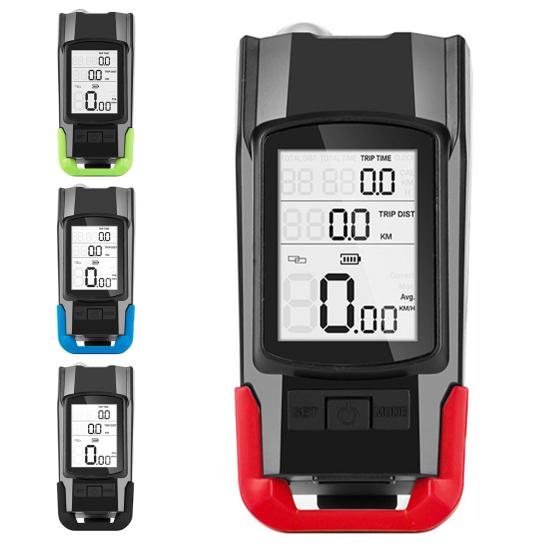 800 Lumen Bike Light LED 3 In1 USB Rechargeable Accurate Stopwatch Light with Horn Bike Accessory