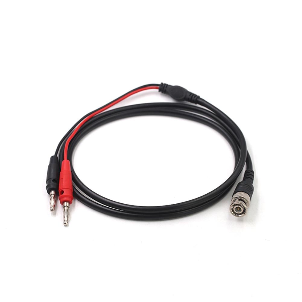 Test Hook Cable Signal Connection Probe Black BNC Male To Test Hook Cable Strong Clamping Force Black And Red Color