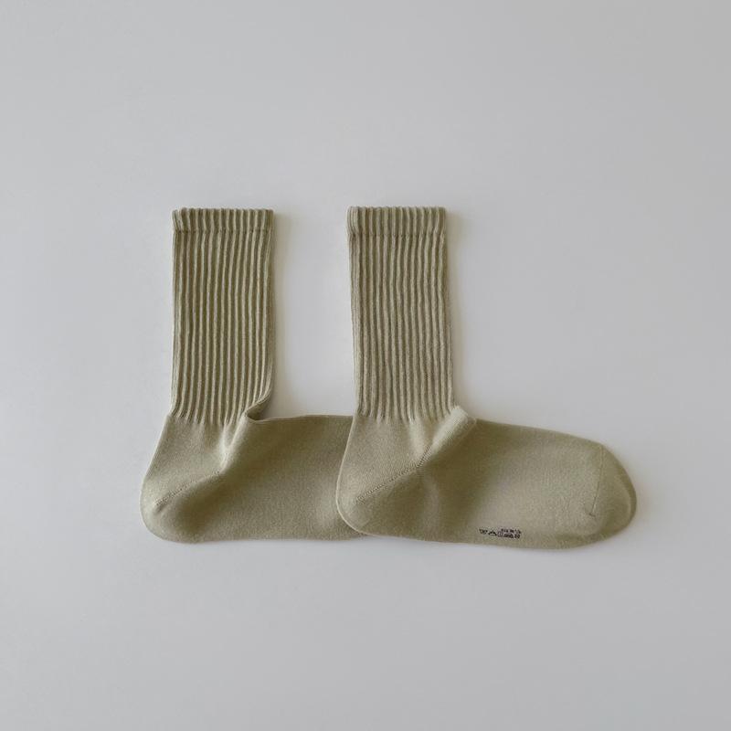 Solid Color Knitting Cotton Men Socks Casual Breathable Hip Hop Skateboard Sports Socks Men Male Fashion Streetwear Long Socks