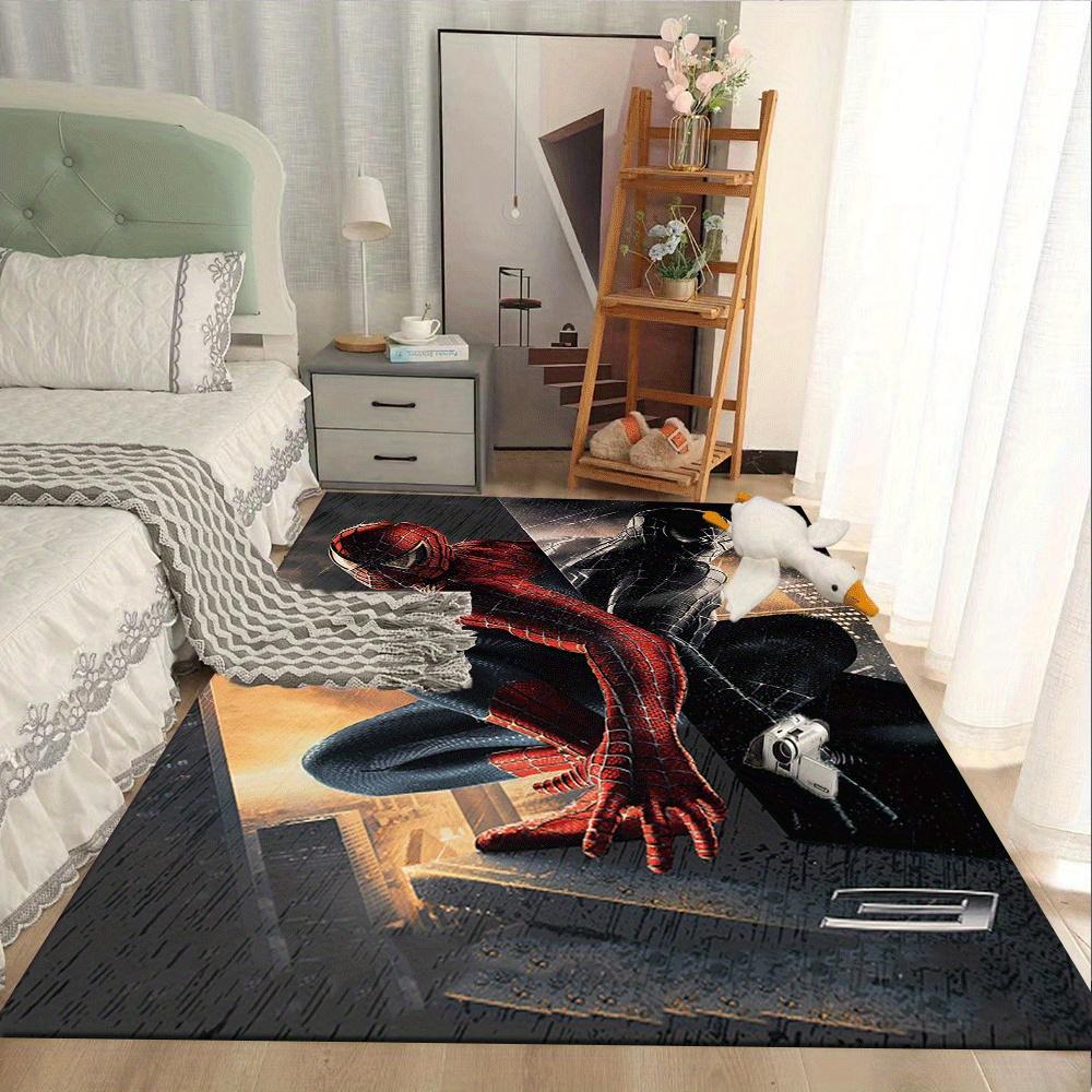 1pz Tappeto Area Tappeto Spider-man, Camera da Letto e Sala Giochi Durevole, Resistente alle Macchie e Facile da Pulire, Soggiorno