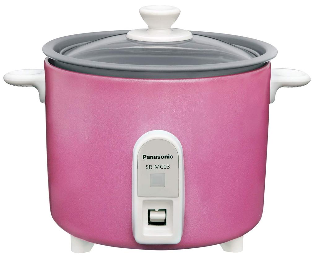 Panasonic Rice Cooker 1.5 Cup Single Person Rice Cooker Automatic Cooking Pot Mini Cooker Pink SR-MC03-P