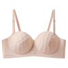 Strapless Lingerie Women's Gathering Bra Anti-slip Retractable Breasts Anti-lowering Bra Push Up Bra