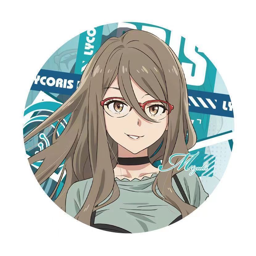 

Брошь Lycoris Recoil, значок аниме, украшение коллекции