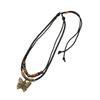 Butterfly Charm Choker Handmade Multilayer Neckchain Adjustable Length Clavicle Chain Jewelry for Fashion Enthusiasts