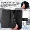 Leather Flip Wallet Case For ZTE Blade A35 A55 A75 5G A34 A54 A74 A33S A53 A73 Cover Magnetic Book Holder Capa Coque Fundas
