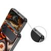Pumpkin Autumn Leaves Coffee Hard PC Phone Case For Samsung Galaxy Z Flip 7 6 5 4 Black Cover For Galaxy Z Flip 3 Foldable Shell