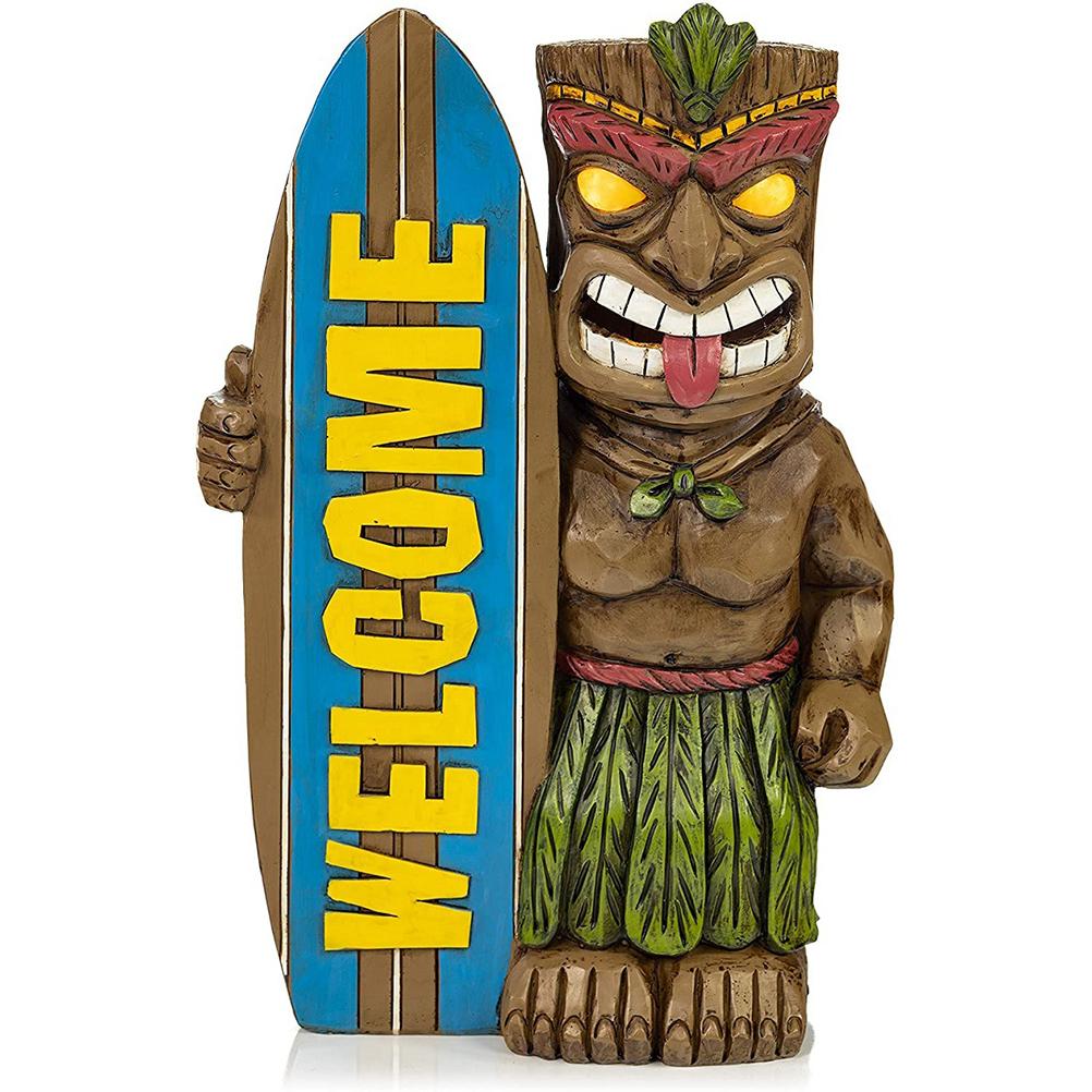 

Garden Statue Welcome Sign Surfboard Ornaments for Outdoor Decoration