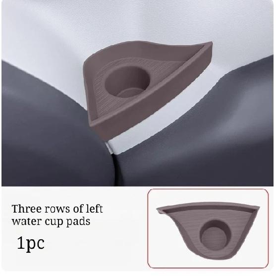 Third-Row Cup Holder Silicone Mat for Toyota Sienna & Granvia - Modified Car Interior Accessory