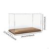 Acrylic Display Case Car Model Box Protection with Base Clear Collection Stand