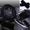 Plush Car Steering Wheel Cover 6piece Set Winter Warmth And Elastic Non Slip Handle Cover  Women's Car Interior Accessories