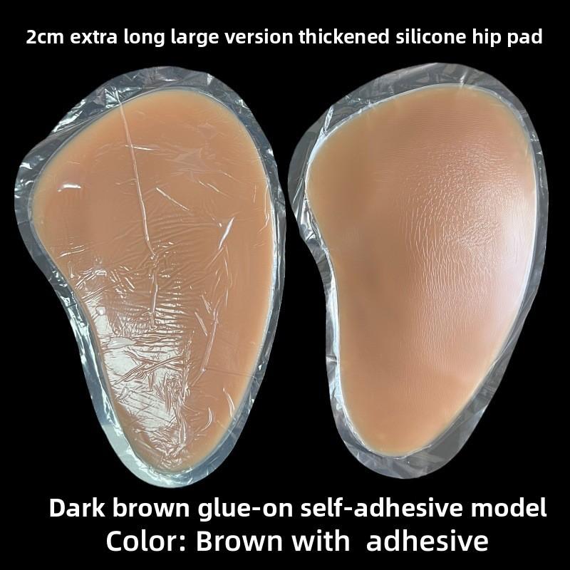 High Waist Seamless Thick Extra Hip Buttocks Enlargement Belly Slimming Shaping Silicone Self-adhesive Pads Coccyx Protection