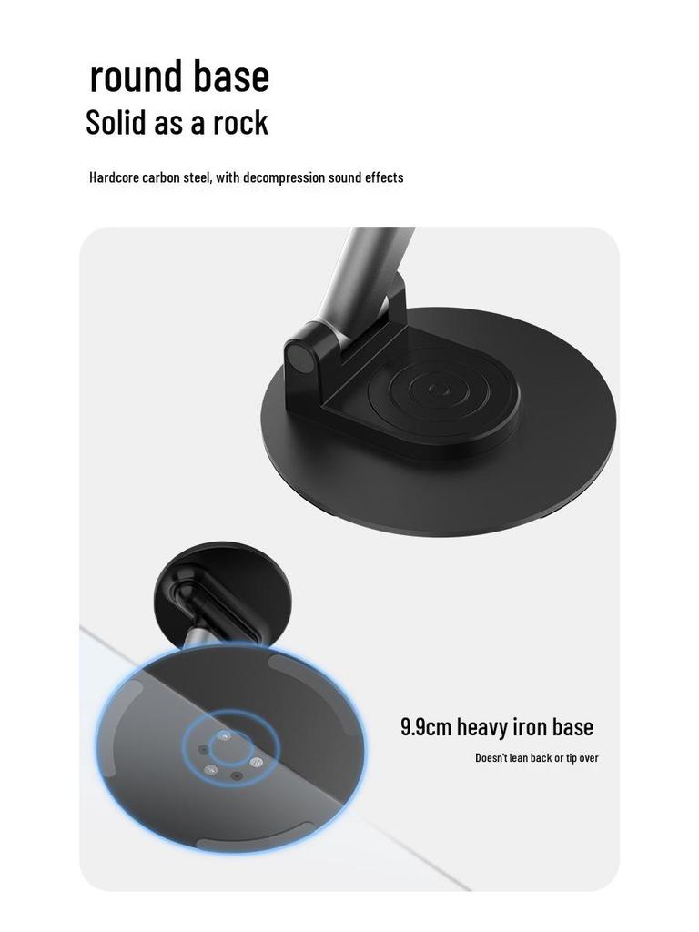 Magnetic Phone Holder: 360° Rotating Stand for MagSafe Tablets & Phones