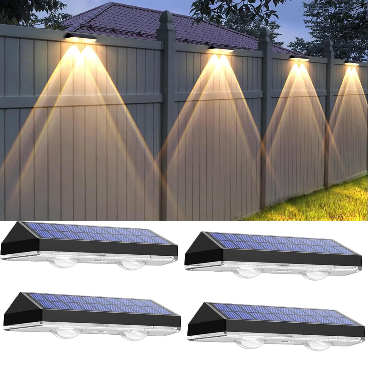 

BKJANYO Solar Lights, Outdoor Garden Lights, Yard Lights, Solar Nameplate Lights, Waterproof Solar Garden Lights, Solar LED Lights for Outdoor Use,